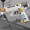 Dreamplay Shell Ejecting Toy Gun, Automatic Pull Back Action Shooting
