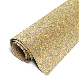 Siser Glitter HTV 12"x3ft Roll (Gold Confetti) Iron on Heat Transfer Vinyl
