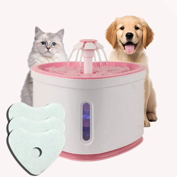 2.4L Cat Water Fountain-Pet Drinking Fountain,Automatic Cat Puppy Dog Water