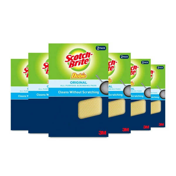 Scotch-Brite Dobie Pads, Dobie Sponge for All Purpose Cleaning of
