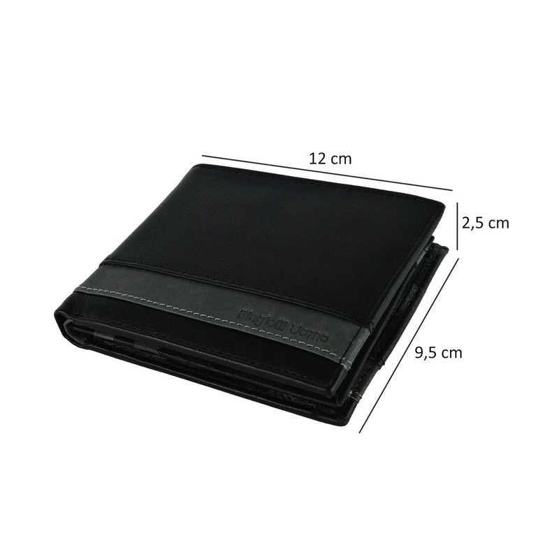 Biagiotti Men's Genuine Leather Wallet with Wallet and Gift Box,