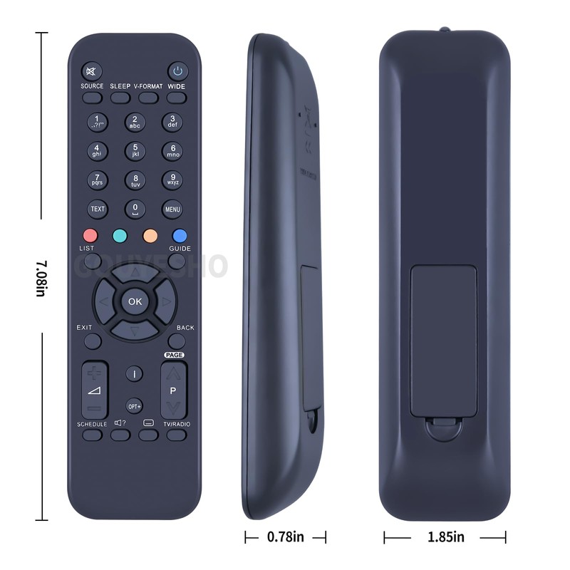 GOUYESHO RM-G01 Replacement Remote Control Suitable for Humax HD Nano