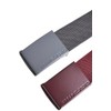 Urban Classics Unisex Coloured Buckle Canvas Belt, Pack of 2,