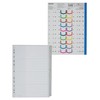 Leitz 12780000 Plastic Index Blank A4 Polypropylene - Grey, 20