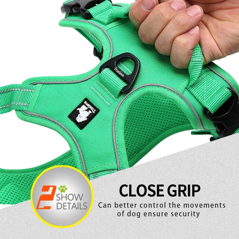 MOKCCI Truelove Soft Front Dog Harness .Reflective No Pull Harness