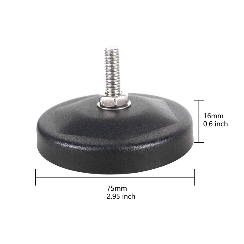PICAA 2 Pcs Magnetic Base Led Work Light Bar Mounting