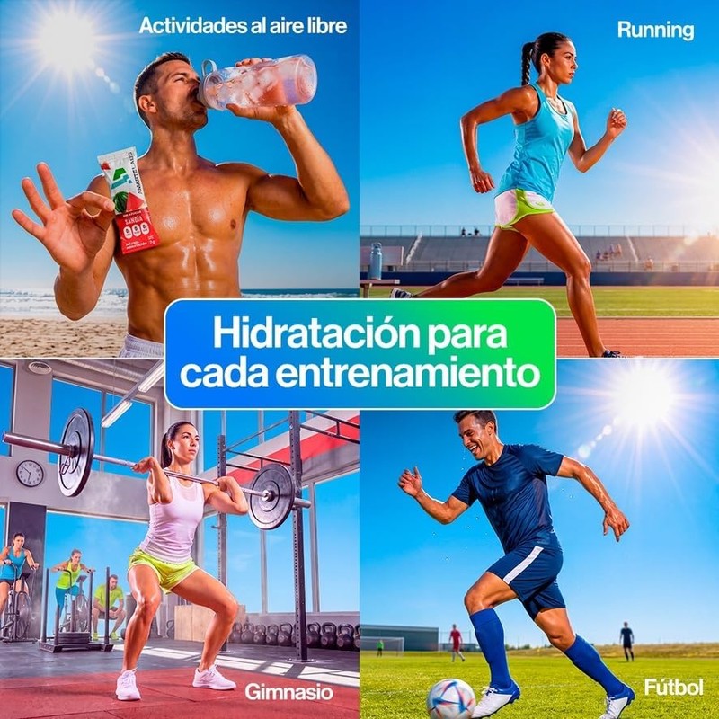 AMARTE LABS Electrolitos en Polvo Sin Azúcar, 5 Sabores, 30