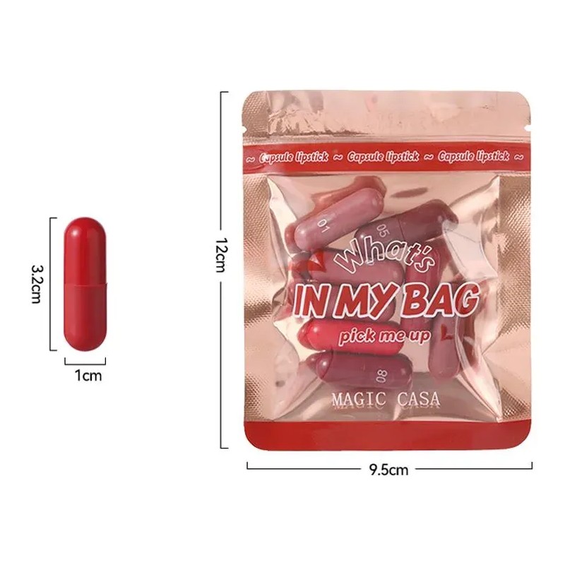 Lápiz Labial Mate De Terciopelo De 8 Colores, Ligero E