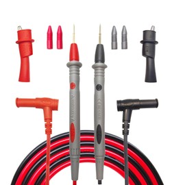 Eiranoly Professional Multimeter Test Leads 1000V 20A, 40.5in, Test Leads Kit, Ultra-Sharp Gold-Plated Probes, Silicone Meter Leads for Fluke, AstroAI, Klein Multimeter & Automotive Testing (Upgraded)