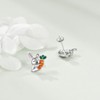 VONALA Animal Stud Earrings 925 Sterling Silver Animal Earrings Hypoallergenic