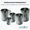 Update International (EP-20) 20 oz Stainless Steel Frothing Pitcher