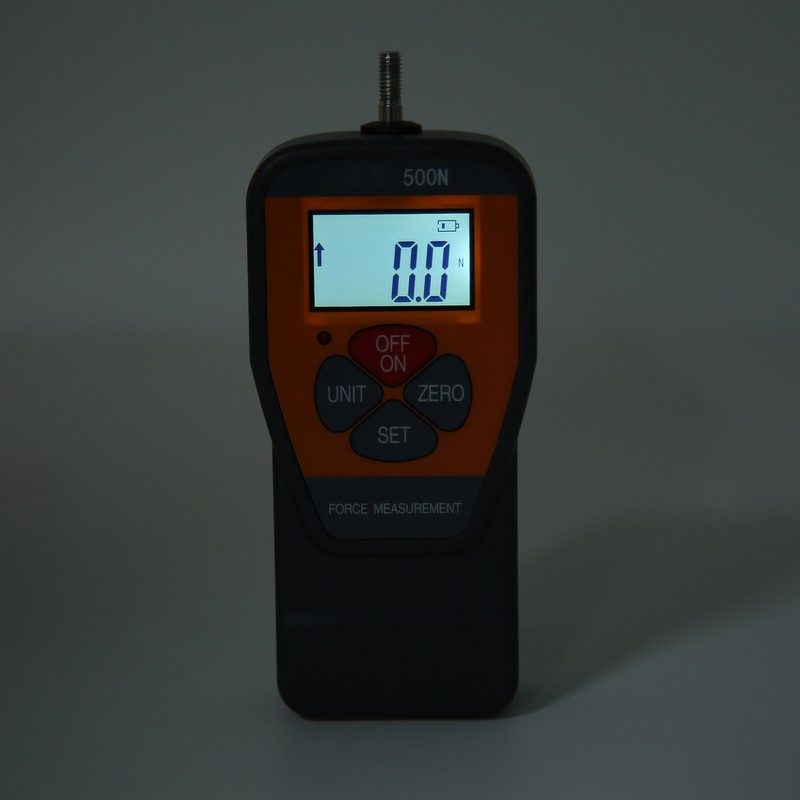 RuoShui 500N Digital Force Gauge with LCD Backlight Screen Portable