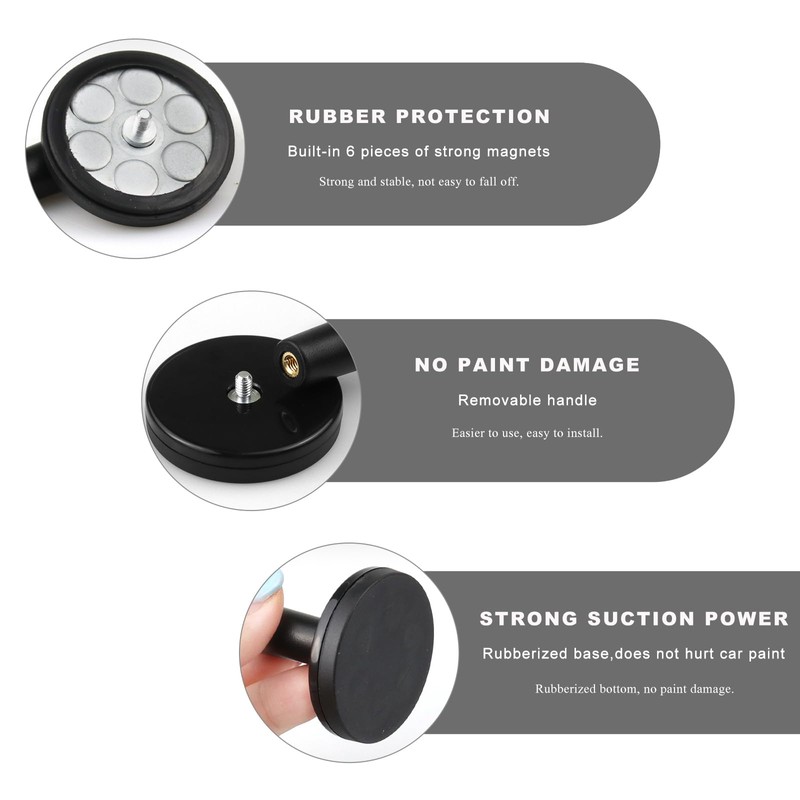 BWBWND 4PCS Vinyl Wrap Magnets for Cars Wrap, Car Vinyl