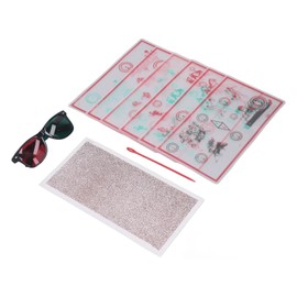 Red Green Stereo Test, Eye Training Low Vision Test Chart, for Stereopsis Improvement, Autonomy Movement, and Vision Disorders