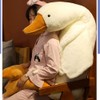 Goose Stuffed Animal Pillow Toy, Cute Giant White Goose Stuffed