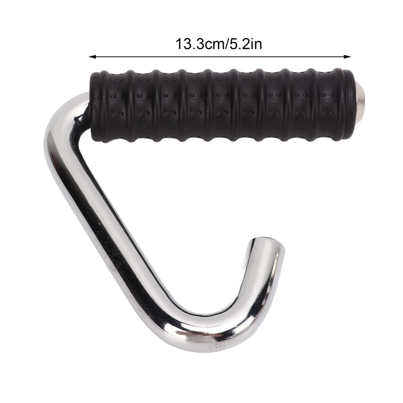 EVTSCAN Exercise Pull Up Grips Fitness Grip C-shaped Universal Rubber