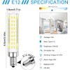 TZHILAN E12 Led Bulbs 100 Watt Equivalent, Dimmable Chandelier Light