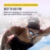 Finis Lightning - Gafas de natación (Adulto, Negro, Negro, Transparente,