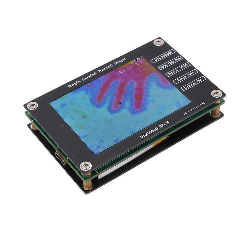 Thermal Imager Infrared Camera Digital Handheld Portable Multifunctional 2.8in LCD