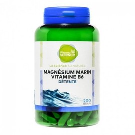 파마사이언스 마린 마그네슘 비타민 B6 릴랙스 200 캡슐 PharmaScience Marine Magnesium Vitamin B6 Relax 200 Capsules