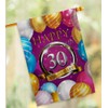Breeze Decor Happy 30th Anniversary House Flag Celebration Couple Married