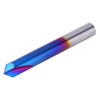 90 Degrees Chamfer End Mill 2 Flute Blue Coating Tungsten