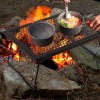 Durable 17"x12.2" Folding Campfire Grill – Ideal for Outdoor Cooking