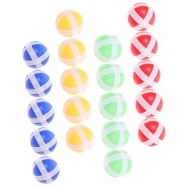 NAMOARLY 20Pcs Boy Girl Sticky Balls for Dart Board Games Hook and Loop Balls for Indoor Outdoor Fun Eye-hand Coordination Toy for Boys and Girls Nylon Material