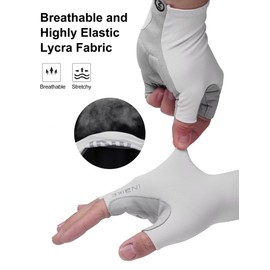 INBIKE Cycling Gloves Anti-Slip Padded Bike Gloves Half Finger Bicycle Gloves for MTB Biking Riding