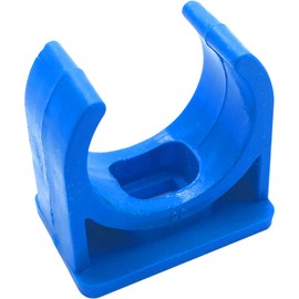 50pcs 1/2"(Dia) PVC U-Shaped Pipe Clamp Clip,Tubing Clips,Water Supply Pipe Clamp(20mm)