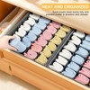 DIMJ Drawer Organiser, Storage Boxes, Socks Organiser, Foldable, Drawer Organiser