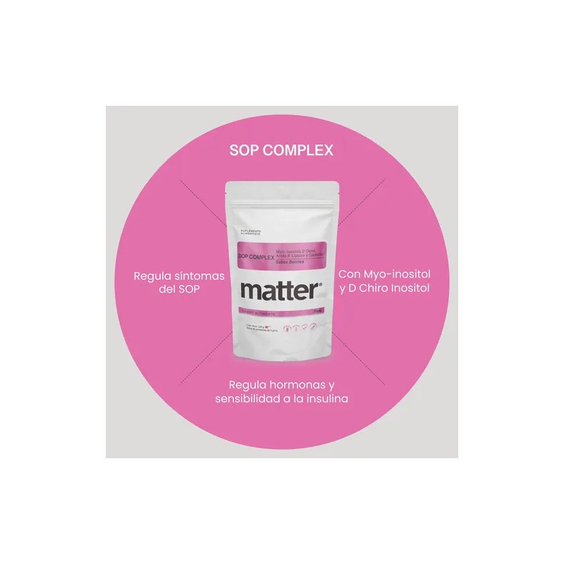 Matter Sop Complex Myo-inositol Ácido R-lipoico 225g Sfn