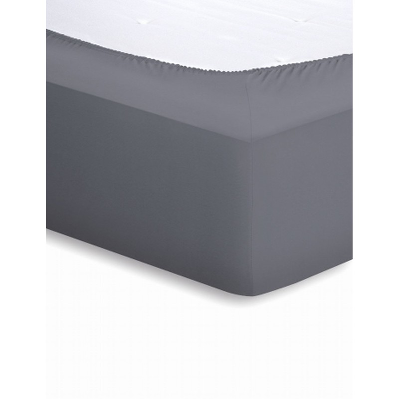 Schlafgut Mako Jersey Basic Fitted Bed Sheet, 140 cm x