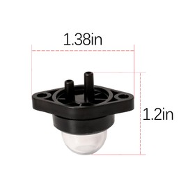 DemJamr 10 Pack Primer Bulb Pump for Craftsman 358351181 358351143 Poulan 1900 1950 1975 2025 2050 2055 Chainsaw, Replaces # 530047213 188-513