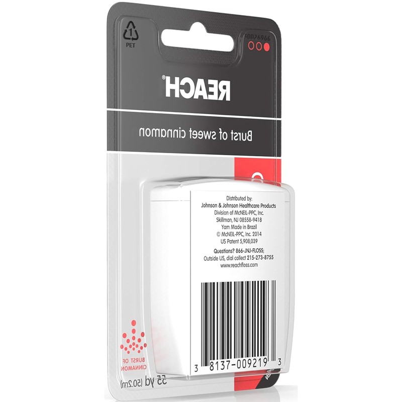 Reach Clean Burst Dental Floss, Cinnamon 55 yd (3 Pack)