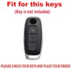 TECART Key Fob Cover Case Metal Key shell Full Protection