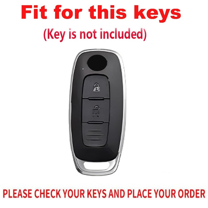 TECART Key Fob Cover Case Metal Key shell Full Protection