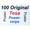 100 Pack of Tesa Powerstrips Poster double sided NO RESIDUE