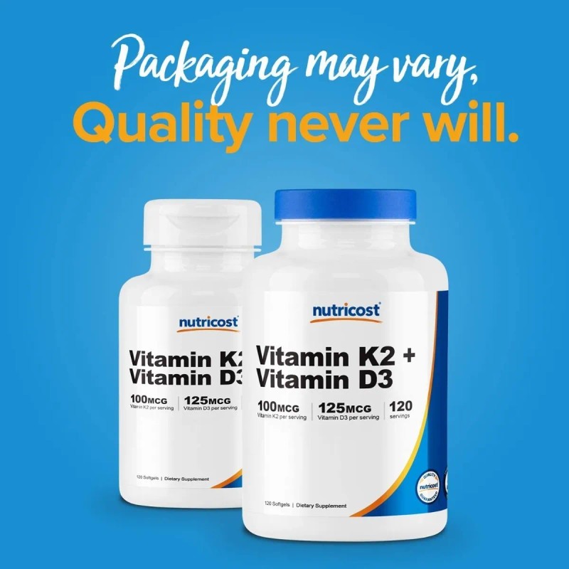 Vitamina D3 5000iu K2 Importada