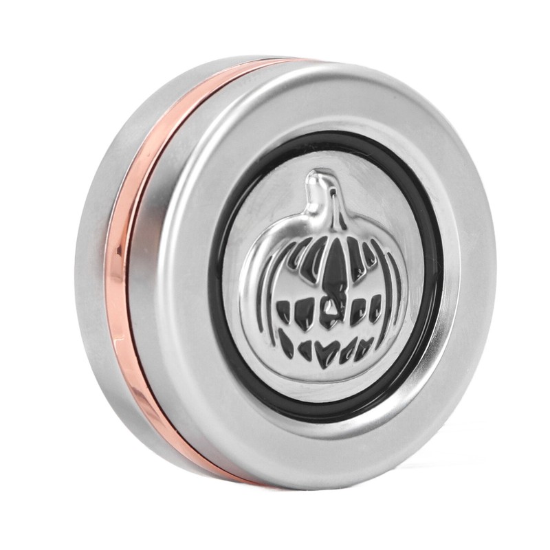 Pumpkin Coin Slider Pumpkin Pattern Push Slider Toy Zinc Alloy