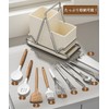OUXEE Chopstick Stand, Dish Drainer, Chopstick Holder, Fork Drainer, Stylish,