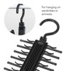 2PCS Closet Necktie Rack Tie Storage Display Hanger with 360