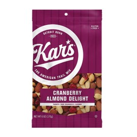 Kar's Nuts Cranberry Almond Trail Mix 6oz Bag (Pack of 12)