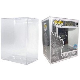 GosuToys Clear Plastic Protector Case Compatible for 6-inch Funko Pop Figures (5 Pack)