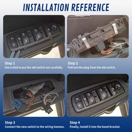 autozen Window Regulator Switch Peugeot 207 Citroen C3 6554.QC