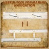 Saysurey Parallel Ruler Marine Navigation Tool with Clear Scales Parallel