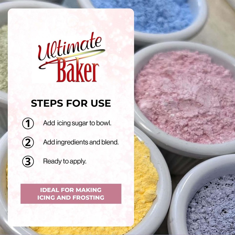 Ultimate Baker Naturally Flavored Powdered Sugar (1x4oz), Icing Sugar, Flavored