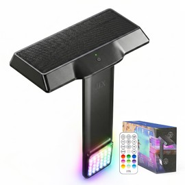 JJX Solar & USB Rechargeable LED Pool Lights for Inground and Above Ground Pools, 20 Colors 3 Lighting Modes with Timer & Remote Control, IP68 Waterproof Pool Lights Solar Powered