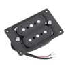 Prewired 3 String Humbucker Pickup Input Jack for Cigar Box