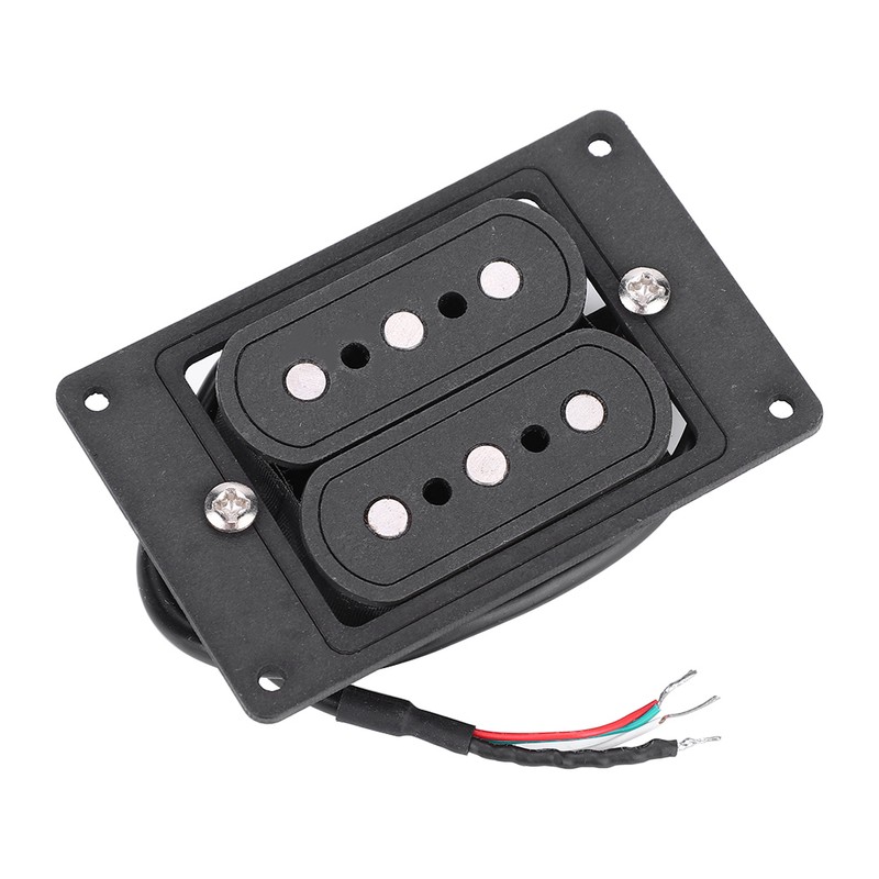 Prewired 3 String Humbucker Pickup Input Jack for Cigar Box